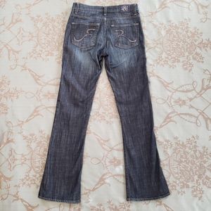 Rock & Republic Kasandra Boot Cut Jeans Dark Blue Women's Size 8